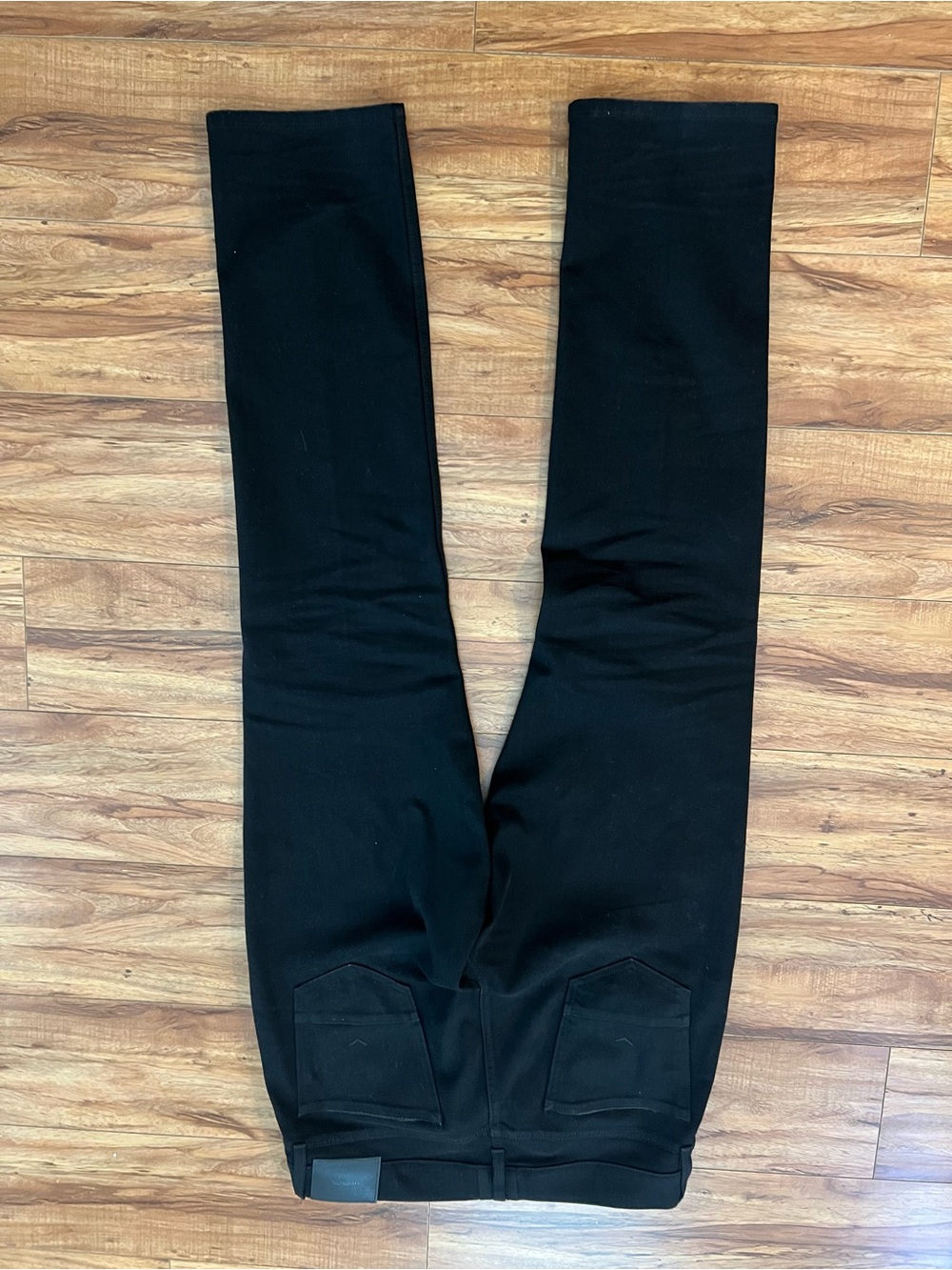 Black Straight-Leg Pants Hudson jeans